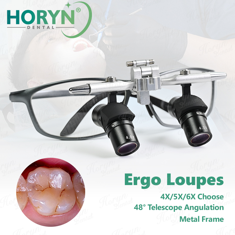 Medical Lab Equipment - 4X/5X/6X Lupe Dental 48 ° Ergo